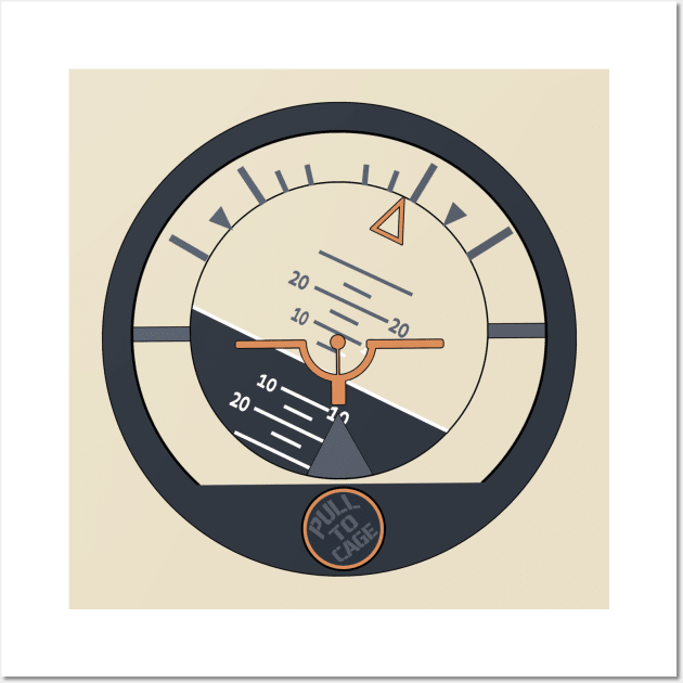 Pilot's Attitude Wall Art by DesignedForFlight